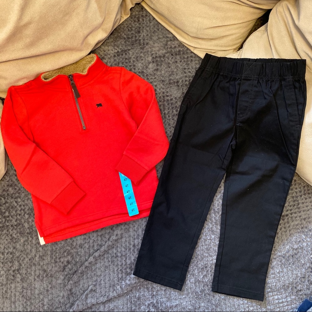 4T, Carter’s Toddler Bear Pullover & Jogger Set